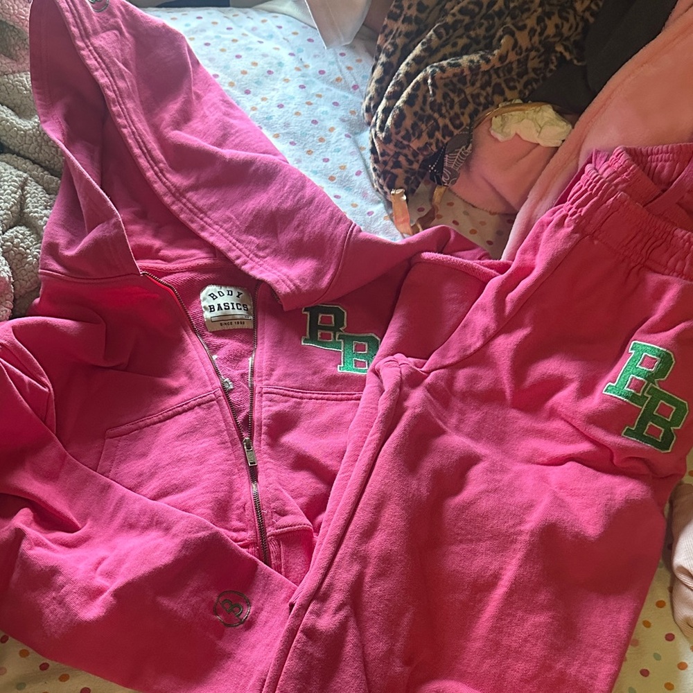 Body Basic Pink Sweatsuit Set